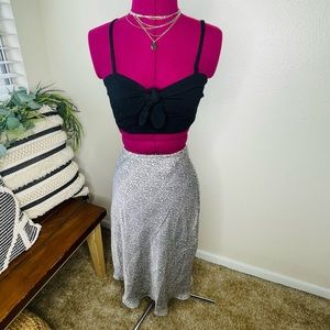 Sienna Sky Animal Print Midi Skirt Size Xs